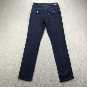 LEVIS Jeans Size 8M Mid Rise Skinny Flap Pocket Dark Wash Denim 28x30